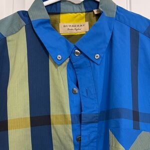 Burberry Multicolor Striped Men's Shirt